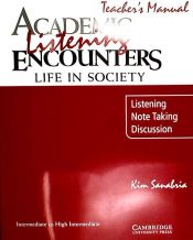 Portada de Academic Listening Encounters: Life in Society Teacher's Manual