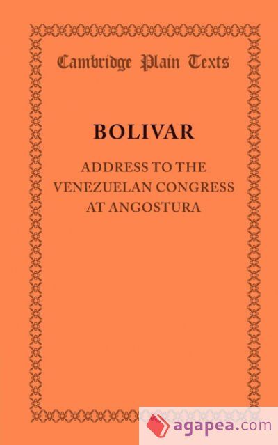 Address to the Venezuelan Congress at Angostura