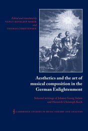 Portada de Aesthetics and the Art of Musical Composition in the German Enlightenment