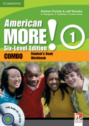 Portada de American More! Six-Level Edition Level 1 Combo with Audio CD/CD-ROM