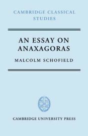 Portada de An Essay on Anaxagoras
