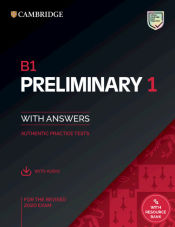 Portada de B1 Preliminary 1 for the Revised 2020 Exam. Student's Book with Answers with Audio with Resource bank