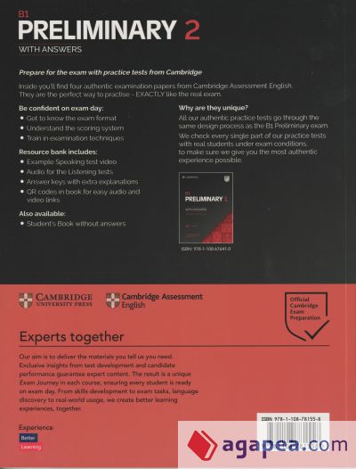 B1 Preliminary 2. Student's Book with Answers with Audio with Resource bank B1 Preliminary 2. Student's Book with Answers with Audio with Resource bank
