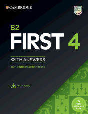 Portada de B2 First 4. Student's Book with Answers with Audio with Resource Bank