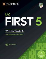 Portada de B2 First 5 Student`s Book with Answers with Audio with Resource Bank