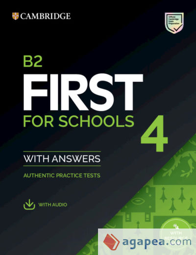 B2 First for Schools 4. Student's Book with Answers with Audio with Resource Bank