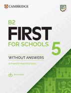 Portada de B2 First for Schools 5 Student`s Book without Answers with Audio