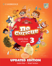 Portada de Be Curious Updated Level 3 Activity Book with Home Booklet and Digital Pack Updat