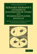 Portada de Bernard Riemannâ€™s Gesammelte Mathematische Werke Und Wissenschaftlicher Nachlass