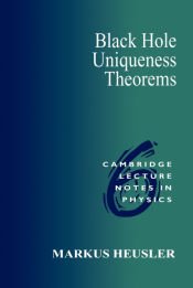 Portada de Black Hole Uniqueness Theorems