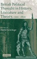 Portada de British Political Thought in History, Literature and Theory, 1500-1800