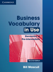 Portada de Business Vocabulary in Use : elementary to pre-intermediate