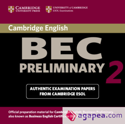 Cambridge Bec Preliminary 2 Audio Cd
