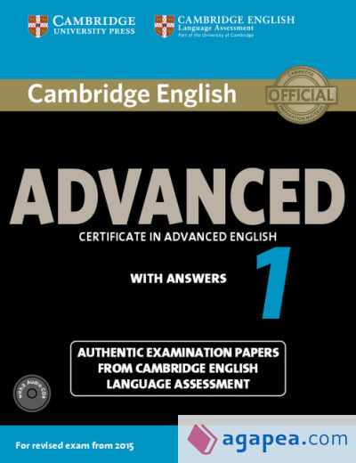 Cambridge English Advanced 1 : Student's Book Pack