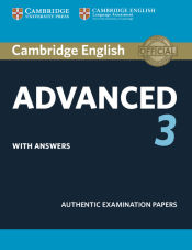 Portada de Cambridge English Advanced 3. Student's Book with answers