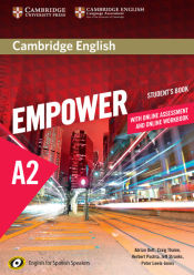 Portada de Cambridge English Empower for Spanish Speakers A2 Student's Book with Online Assessment and Practice and Online Workbook