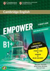 Portada de Cambridge English Empower for Spanish Speakers B1+ Learning Pack (Student's Book with Online Assessment and Practice and Workbook)