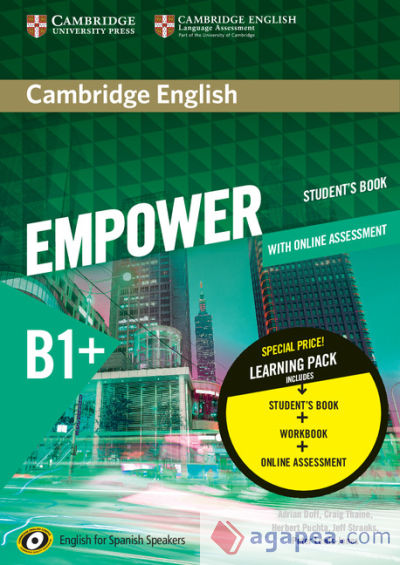 Cambridge English Empower for Spanish Speakers B1+ Learning Pack (Student's Book with Online Assessment and Practice and Workbook)