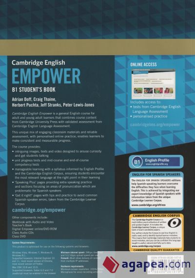 Cambridge English Empower for Spanish Speakers B1 Student's Book with Online Assessment and Practice