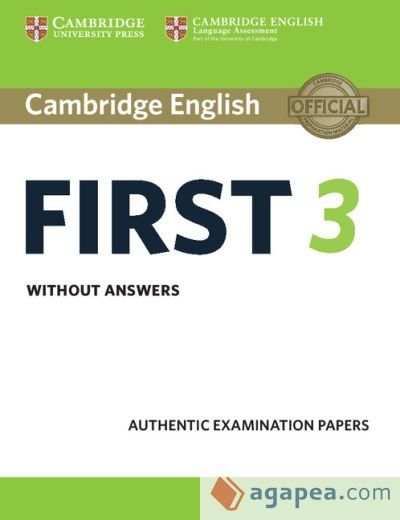 Cambridge English First 3. Student's Book without answers