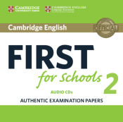 Portada de Cambridge English First for Schools 2 Audio CDs (2)