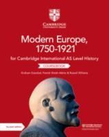 Portada de Cambridge International as Level History Modern Europe, 1750-1921 Coursebook