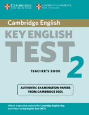 Portada de Cambridge Key English Test 2 Teacher's Book