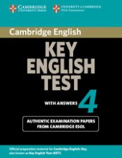 Portada de Cambridge Key English Test 4 Student's Book With Answers