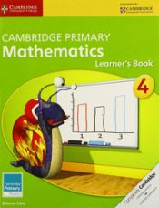 Portada de Cambridge Primary Mathematics Stage 4 Learner's Book 4