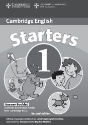 Portada de Cambridge Young Learners English Tests Starters 1 Answer Booklet