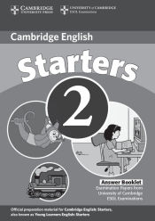 Portada de Cambridge Young Learners English Tests Starters 2 Answer Booklet