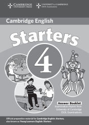 Cambridge Young Learners English Tests Starters 4 Answer Booklet