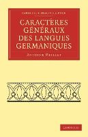 Portada de Caracteres Generaux Des Langues Germaniques