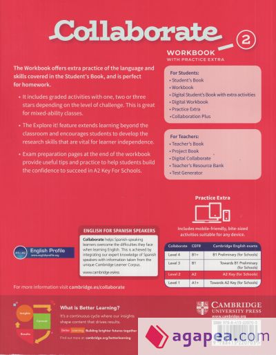 Collaborate Level 2 Workbook with Digital Pack English for Spanish Speakers