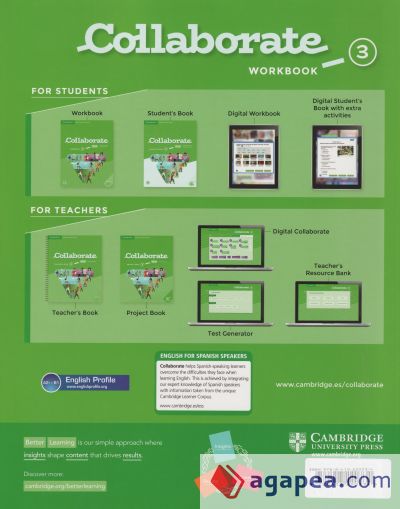 Collaborate Level 3 Workbook with Digital Pack English for Spanish Speakers