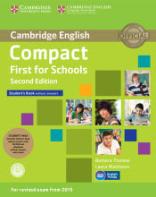 Portada de Compact First for Schools Student's Pack (Student's Book without Answers with CD-ROM