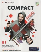 Portada de Compact Preliminary for Schools Second edition English for Spanish Speakers Student's Book without answers with Digital Pack