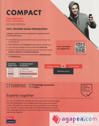 Compact Preliminary for Schools Second edition English for Spanish Speakers Student's Book without answers with Digital Pack Compact Preliminary for Schools Second edition English for Spanish Speakers Student's Book without answers with Digital Pack