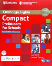 Portada de Compact Preliminary for Schools Student's Book Without Answers