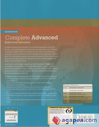 Complete Advanced Student's Book with Answers with CD-ROM 2nd Edition