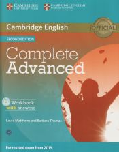 Portada de Complete Advanced : workbook with answers with audio