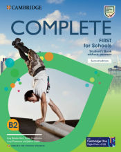 Portada de Complete First for Schools for Spanish Speakers Second edition Student's Book without answers with Digital Pack