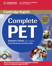 Portada de Complete PET Student's Book Pack (Student's Book with answers with CD-ROM and Audio CDs (2))