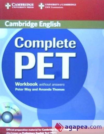 Complete PET Workbook without answers with Audio CD