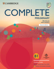 Portada de Complete Preliminary Second edition English for Spanish speakers. Workbook with answers with downloadable audio