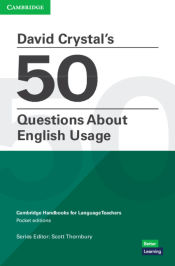 Portada de David Crystal's 50 Questions About English Usage. Student's Book without answers English for Spanish Speakers