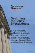 Portada de Designing for Policy Effectiveness
