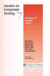 Portada de Dictionary of Language Testing