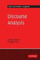 Portada de Discourse Analysis