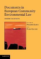 Portada de Documents in European Community Environmental Law